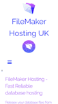 Mobile Screenshot of filemaker-hosting.co.uk