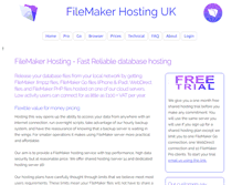 Tablet Screenshot of filemaker-hosting.co.uk